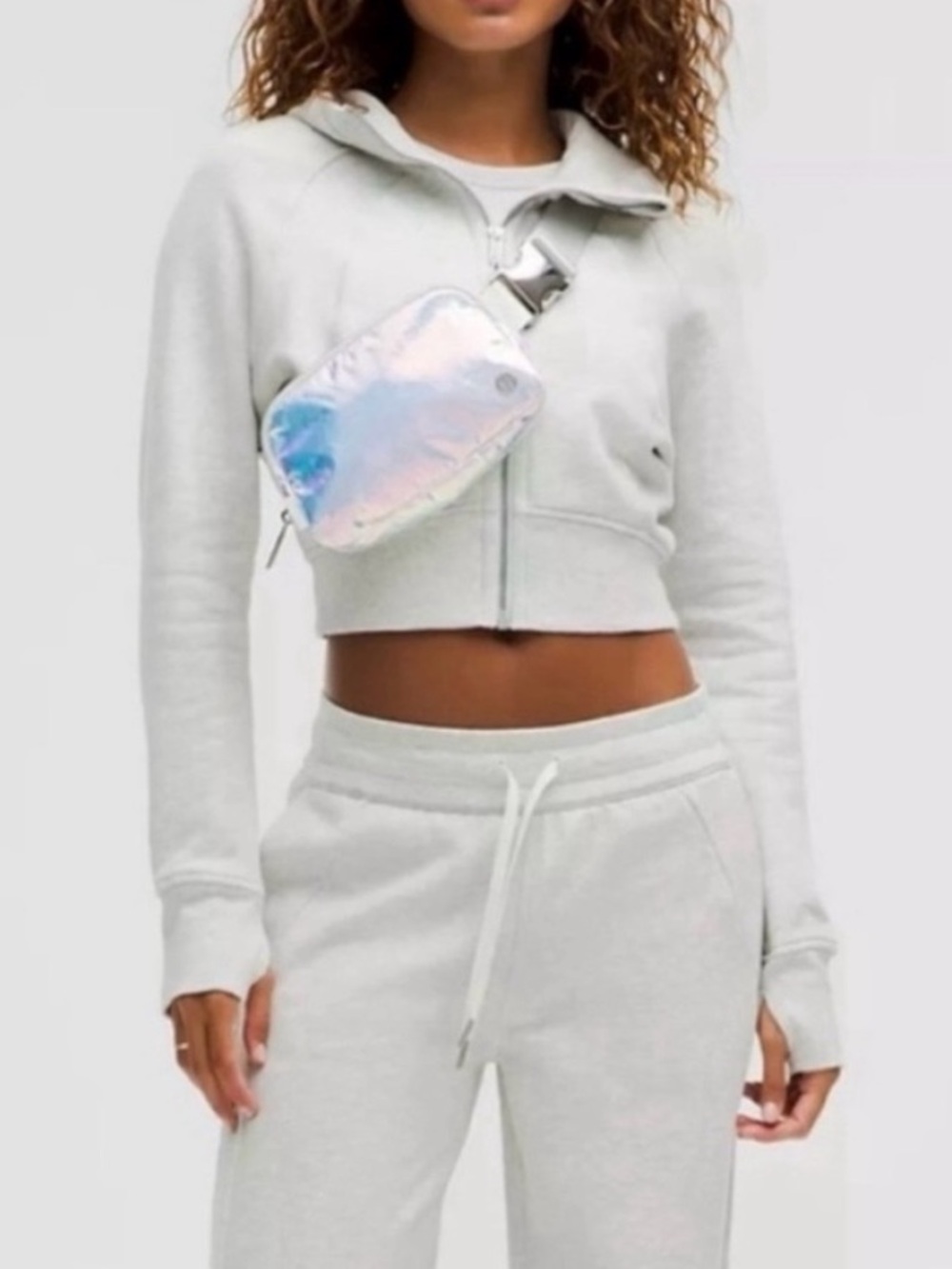 Lululemon Everywhere Belt Bag Iridescent Silver